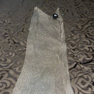 Champagne swimsuit coverup